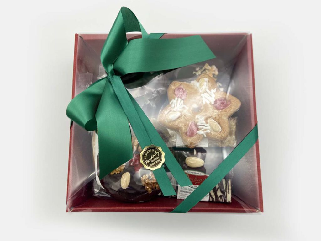 Geschenkbox groß Scheibbserkugel - Konditorei Reschinsky